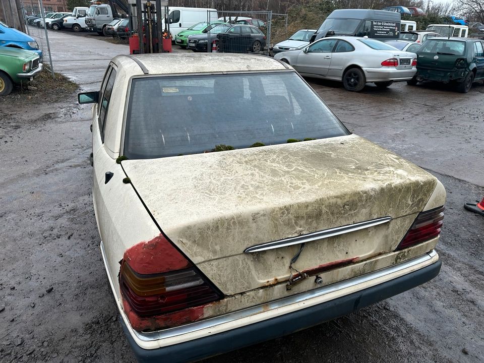 Mercedes w124 Schlachtfest in Klostermansfeld