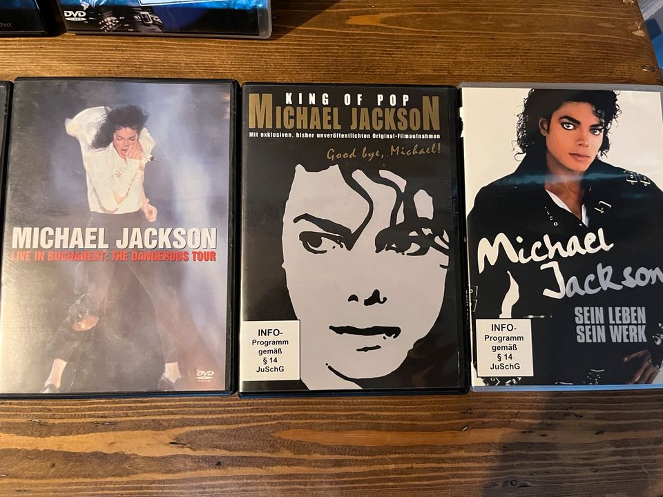 Michael Jackson Sammlung CDs DVDs in Wadern
