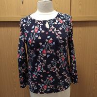 Bluse Cecil Gr. 34 dunkelblau mit Blumenmotiv Bayern - Hengersberg Vorschau