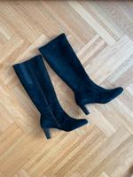 Stiefel Schaftstiefel schwarz Leder von Gabor Leipzig - Schleußig Vorschau