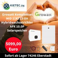 Growatt Komplettset MID 11KTL3-XH 11kW Hybridwechselrichter 3-phasig & APX 10.0P Solarspeicher 10kWh (mit P2) Baden-Württemberg - Eberstadt Vorschau