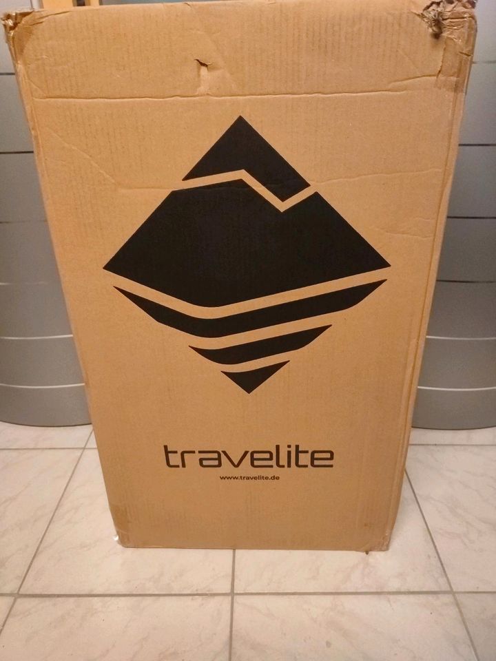 Travelite viia 4w Koffer Trolley L Schwarz. Neu. Ungeöffnet in Offenbach