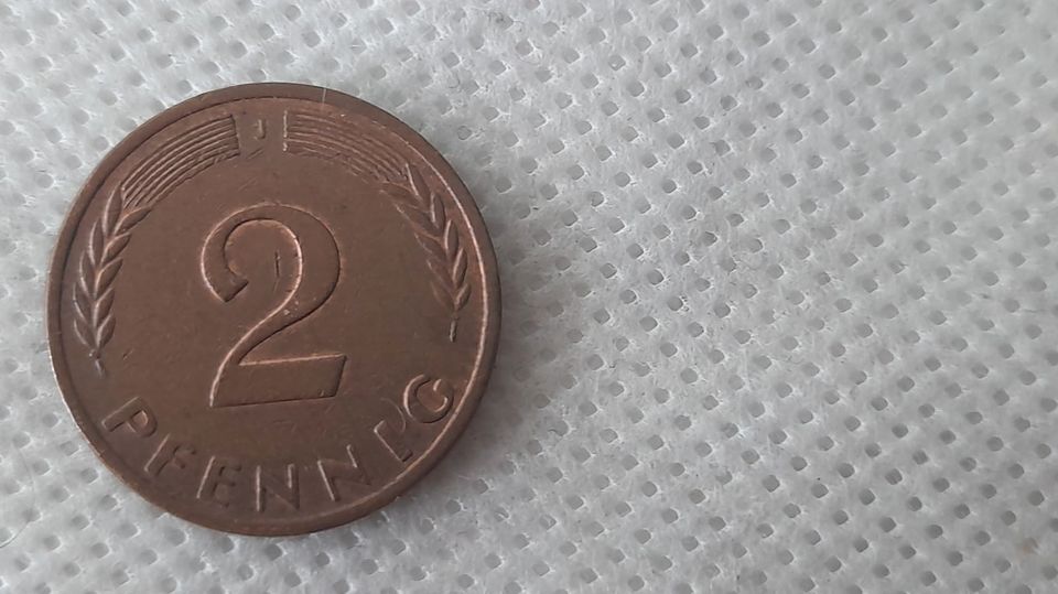 2 Pfennig Münze1966 J nicht magnetisch seltene Rarität in Schenefeld