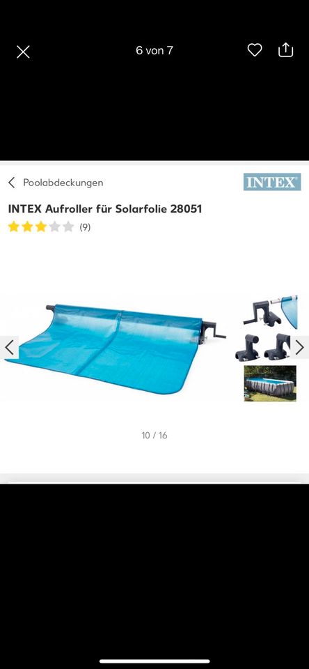 Intex Frame Pool XTR 5,49x2,74x1,32 Salzwassersystem + Roboter in Grebenstein