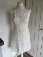 Sommerkleid weiß spitze Blumenmuster abercrombie & fitch Nordrhein-Westfalen - Leverkusen Vorschau