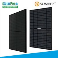 400W SUNKET Glas-Glas All Black 120 Zellen Bifazial HJT Transparente PV-Module Solarmodule 1755x1038x30mm Photovoltaik Solarpanel Nordrhein-Westfalen - Moers Vorschau