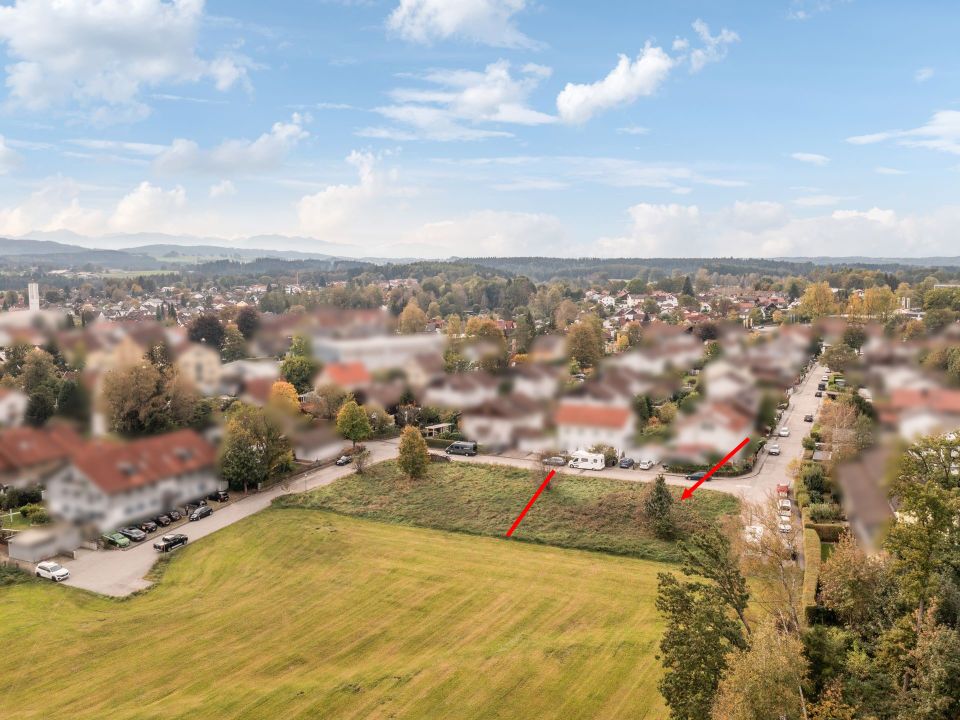 Ca. 1.023 m² Baugrundstück in Penzberg in ruhiger Wohnlage mit Naturblick in Penzberg