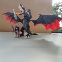 Playmobil Dragons schwarzer XXL-Drache mit LED-Nackenbeleuchtung Nordrhein-Westfalen - Stolberg (Rhld) Vorschau