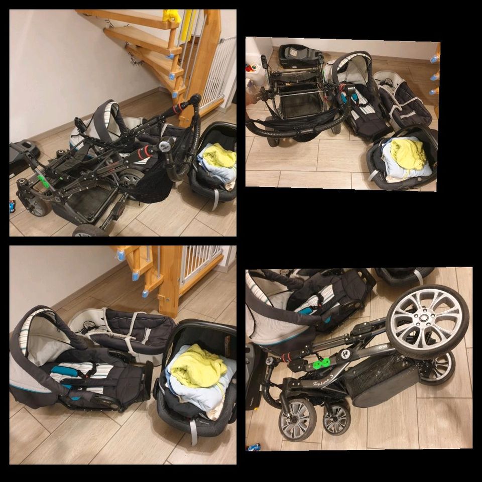 Kinderwagen von Hartan mit vielen Zubehör in Solingen