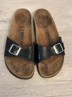 Birkenstock Madrid schwarz Glitzer Nordrhein-Westfalen - Lünen Vorschau
