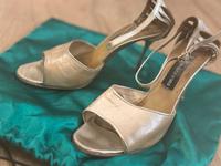 Gepflegte High Heels, Stilettos, Tangoschuhe, Leder, Gold, Gr. 42 Bayern - Oberschneiding Vorschau