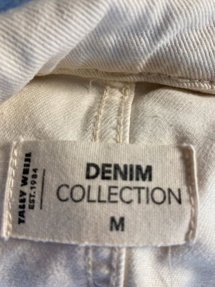 Jeansjacke, beige/weiß, Tally Weijl, Gr. M, 38 in Köln