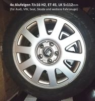 4x Alufelgen 7Jx16, LK 5x112, ET 45 (Audi VW Seat Skoda usw) Brandenburg - Cottbus Vorschau