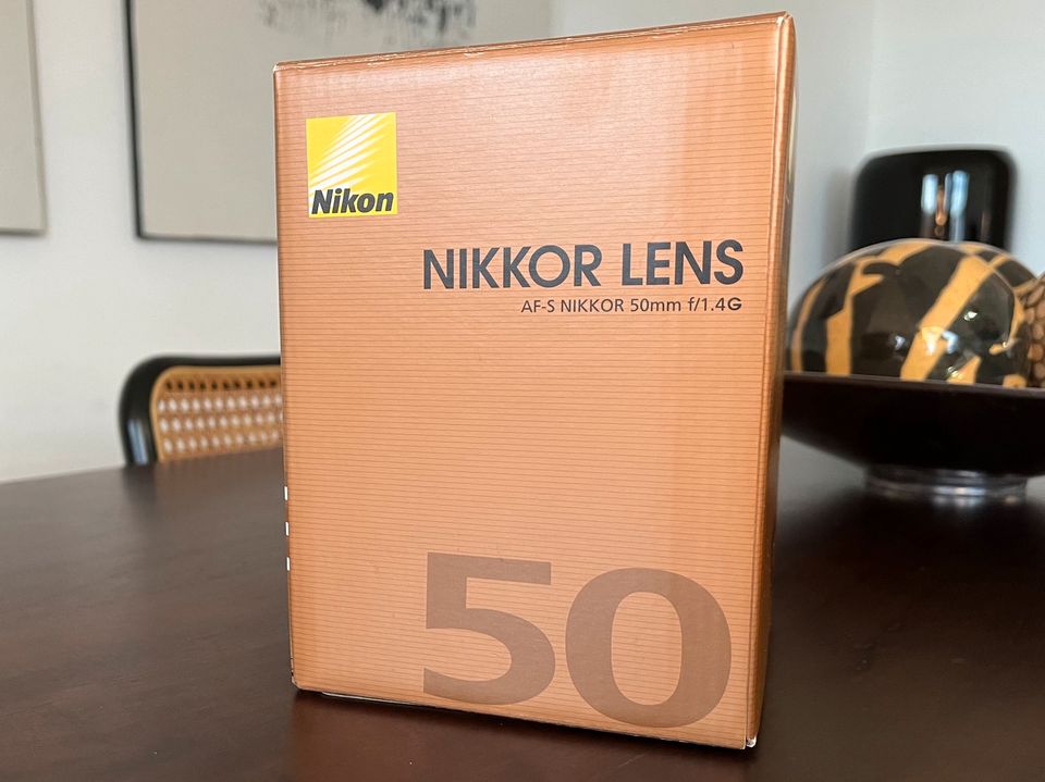 Nikon,Objektiv,AF-S, 50 mm, 1.4 G,Neuwertig,Rest Garantie in Hannover