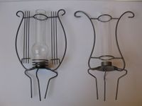Windlichtaufsätze Windlichtstecker Pflanzenranke Glas Metall Baden-Württemberg - Winnenden Vorschau