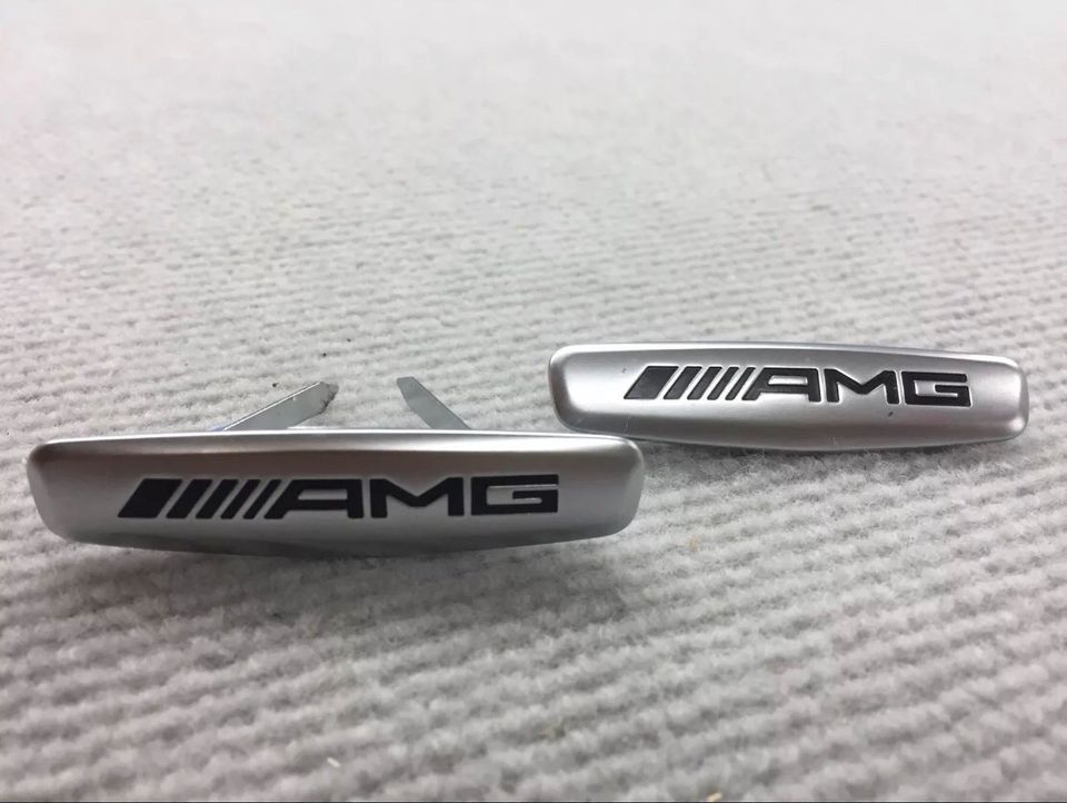 2 Stück 31 Zoll für Mercedes Benz AMG Logo Seitentüraufkleber - 3 Farben