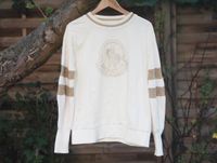 Moncler Pullover - beige/gold, GR. S, oversized Bayern - Augsburg Vorschau