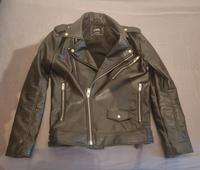 Schwarze Lederjacke/Bikerjacke (Herren, S, Kunstleder, Zara) Innenstadt - Köln Altstadt Vorschau
