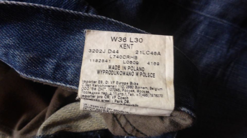 Lee Herren Jeans * Lee Kent* Gr.36/30* Neuwertig in Albisheim (Pfrimm)