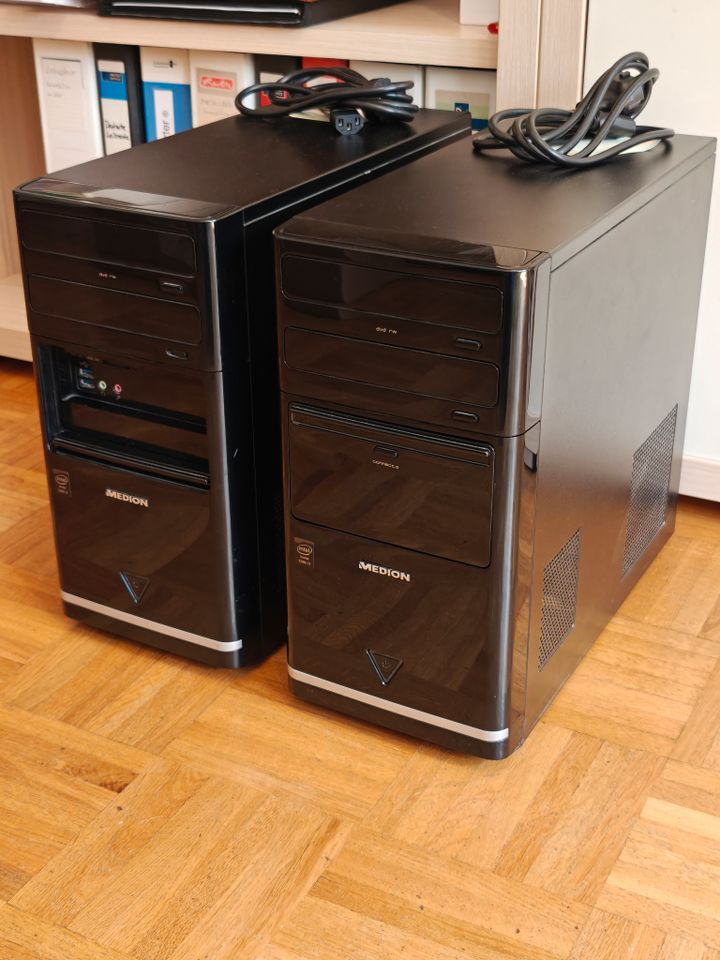 2x PC Medion Office PC in gutem gebrauchtem Zustand DVD Brenner in Untergruppenbach