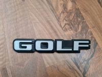 VW Golf 2 Emblem Schriftzug Weiß Frankfurt am Main - Eckenheim Vorschau