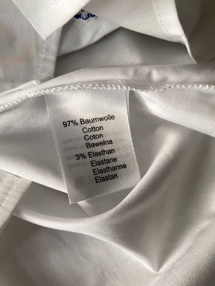 Longbluse Bluse mit Stickerei Gr 50 stretch 97% Baumwolle in Weimar