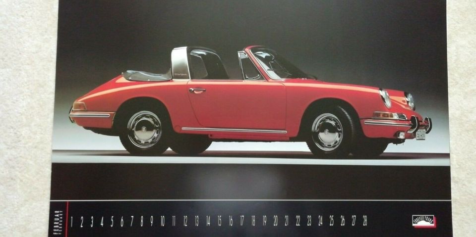 Porsche 911 Kalender Forever Young in Hamburg