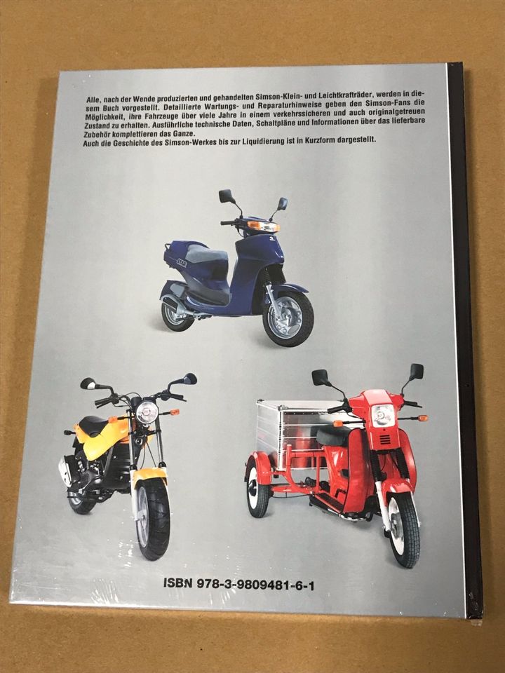 Simson Buch Fahrzeuge Wende bis Ende Spatz Albatros SR50 S53 S83 in Calbe (Saale)