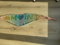 Schal helle, bunte Farben, selbstgestrickt, Illusionsstricken Niedersachsen - Langenhagen Vorschau