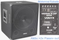 Aktiv Subwoofer 15" 600WATT, Karaoke-PA-DJ-Bassunterstützung Hessen - Groß-Rohrheim Vorschau