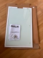 Malm Glasplatte Ikea 80 x 48 cm weiß.  Neue Modell von Ikea Berlin - Pankow Vorschau