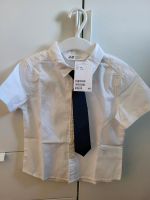 Neues Hemd mit Krawatte von H&M in Größe 98 Brandenburg - Nauen Vorschau