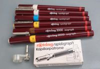 Rotring, 4 rapidograph,  2 isograph Niedersachsen - Sassenburg Vorschau