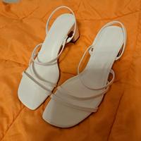 Pull & Bear Collection weiße Sandalen Gr. 37 Vorpommern-Rügen - Landkreis - Niepars Vorschau