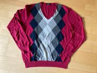 Burlington, Pullover, V-Ausschnitt, bordeaux, Rautenmuster, Gr.M Nordrhein-Westfalen - Euskirchen Vorschau