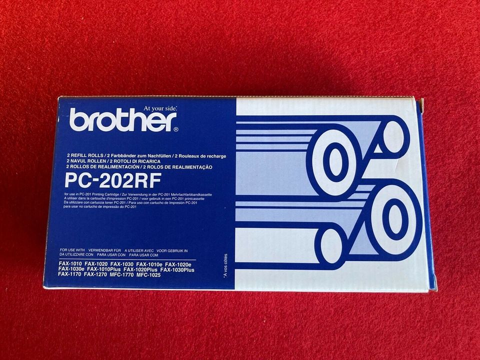 Thermotransfer Farbrollen Brother Fax PC-202RF in Tuttlingen