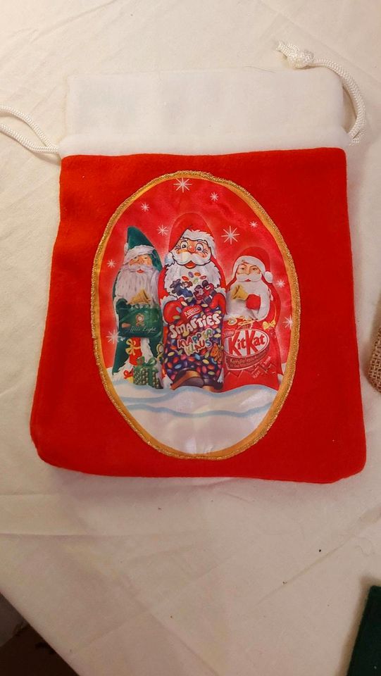 Nikolaussack Geschenktüten Jutesack Adventskalender Deko Nikolaus in Delmenhorst