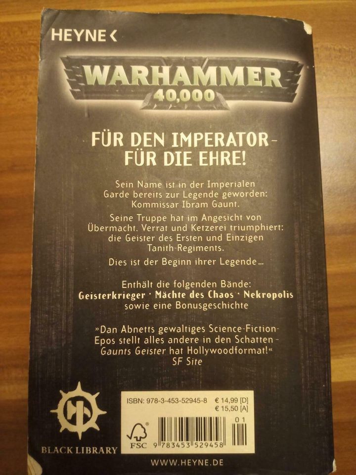 Dan Abnett: Warhammer 40.000 Gaunts Geister Sammelband in Bingen