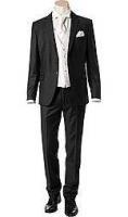 Wilvorst Hochzeitsanzug Slimline (52) Sakko Hose Tiefschwarz Rheinland-Pfalz - Arzbach Vorschau