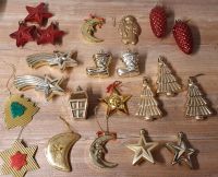 22teiliges Set Christbaumschmuck Anhänger rot & gold Weihnachten Bayern - Hof (Saale) Vorschau