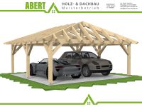 Bausatz – Walmdach - Carport 6,00 x 6,00m Brandenburg - Templin Vorschau