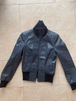 Vero Moda Lederjacke-Schweinsleder-Blau-Gr. S Bayern - Mertingen Vorschau