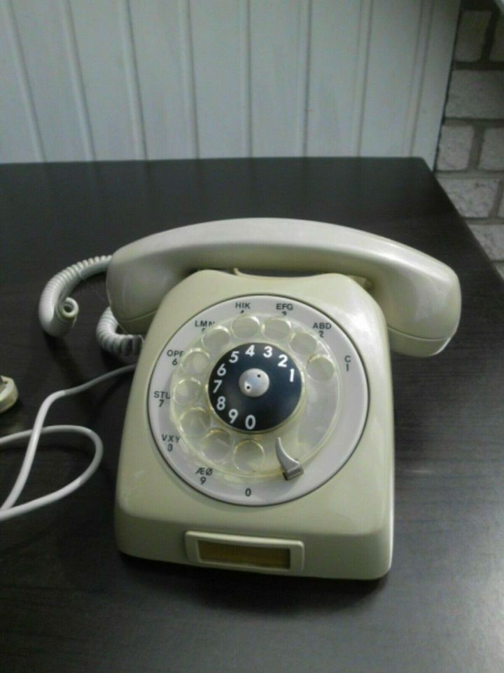 Wählscheibentelefon Telefon F68 Ericsson beige Schweden Vintage in Flensburg