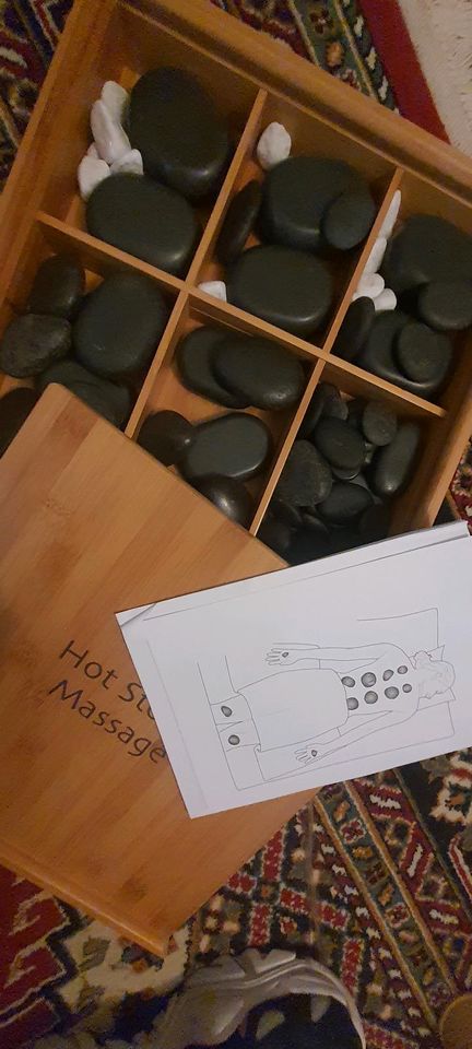 Hot Stone Massage Steine neuwertig in Nürnberg (Mittelfr)