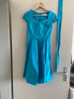 Kleid S 36 midi  Tanz festlich Retro cosplay Sommer blau türkis Bayern - Ottobeuren Vorschau