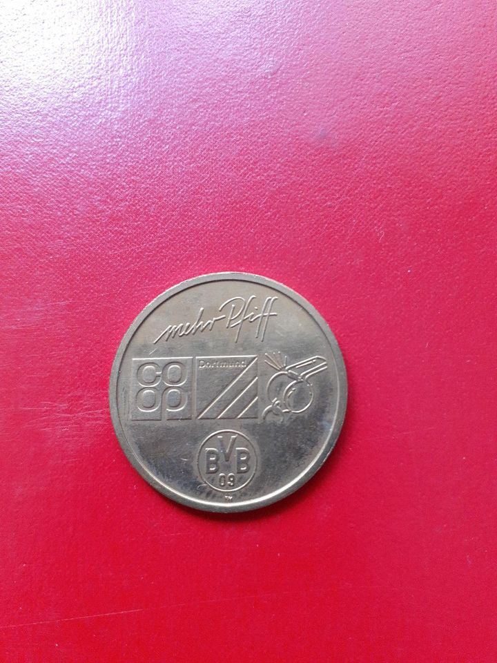 Sammelmünzen der Stars des BVB in Bergkamen
