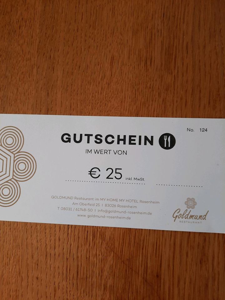 Gutschein Goldmund Restaurant in Rosenheim