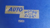 AUTO MOTOR UND SPORT 1961 - komplett - aus Sammlung Rheinland-Pfalz - Langenlonsheim Vorschau