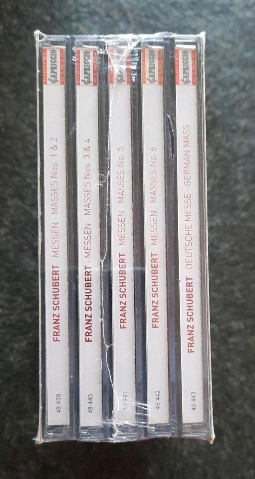 5 CD Schubert originalverpackt - Messe Nos 1 - 6 in Lohmar