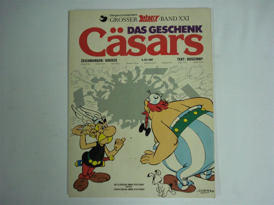 Asterix - Das Geschenk Cäsars, Band XXI, 1.Auflage, 1976 in Obersüßbach